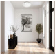 Round white surface-mounted ceiling light N/T 2x E27 + 2x LED bulb