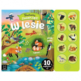 Axiomat We Listen to Animals! Book with sounds. In the forest. 10 sounds KS1033 universal