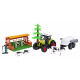 Farmer set with tractor