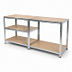 Linder Exclusiv Metal Shelf 180x100x60 cm 5 Shelves