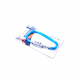 Aga Carabiner with Code Lock 12.1x6.7 cm Blue