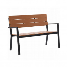Aga Garden Bench 118x54x77 Brown