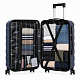 Aga Travel Set of Travel Suitcases MR4687 Blue