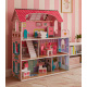 Aga MDF Dollhouse with furniture 70 cm Pink LED
