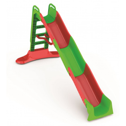 Doloni Slide with handle + water connection 400 cm Red-green