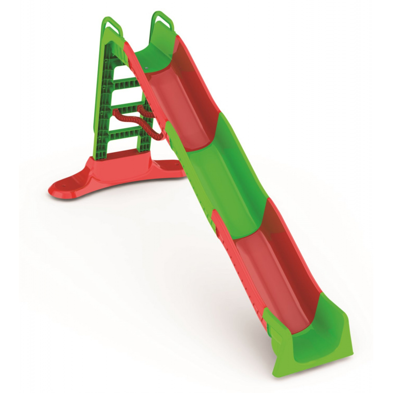 Doloni Slide with handle + water connection 400 cm Red-green