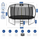 Aga SPORT EXCLUSIVE Trampoline 366 cm Black + protective net + ladder