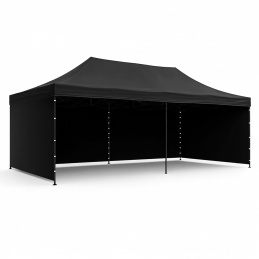 Aga Scissor stand PARTY 3x6m Black