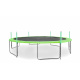 Aga SPORT PRO Trampoline 400 cm Light Green + protective net + ladder + shoe pocket